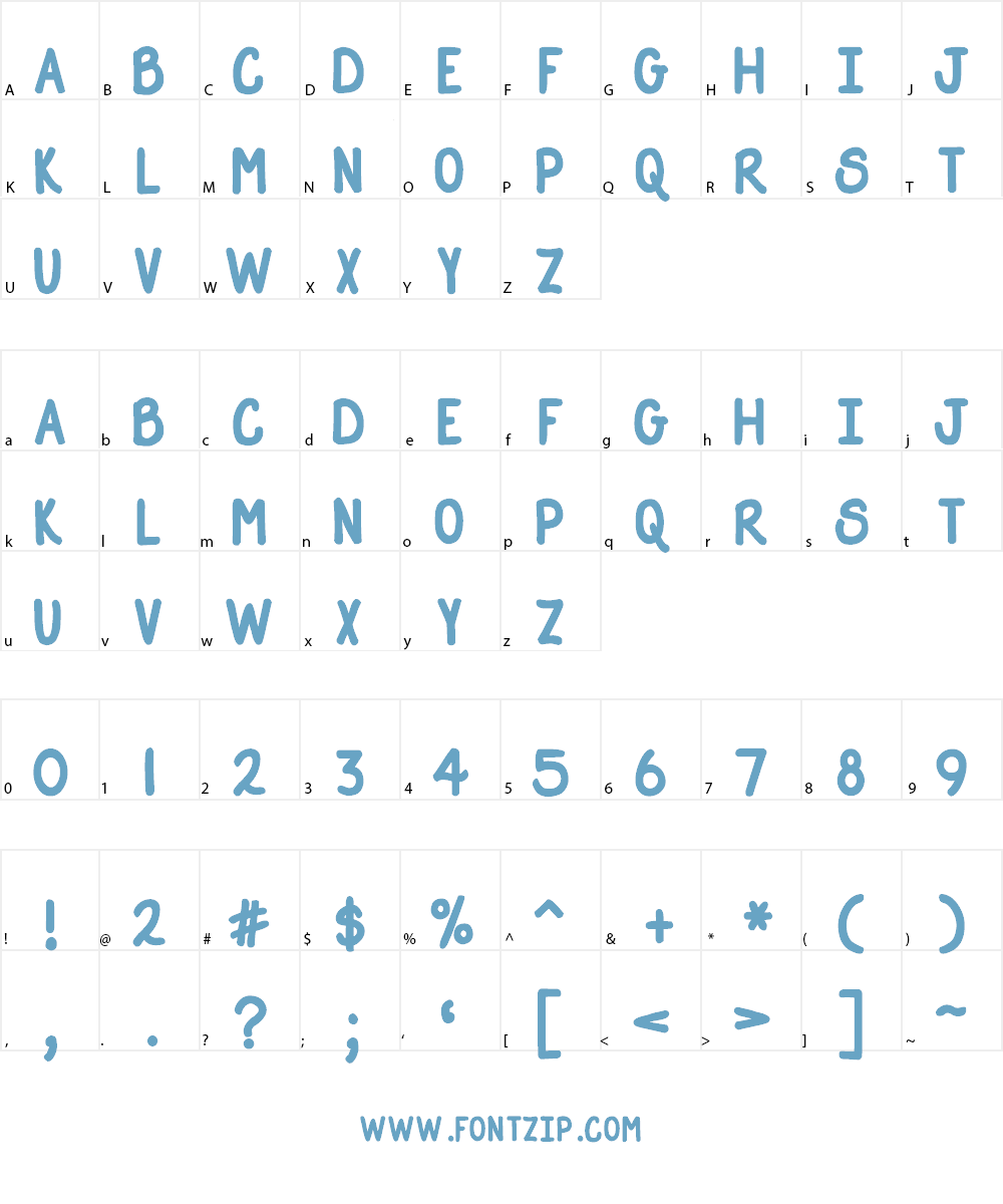 DJB Straight Up Now Font Character